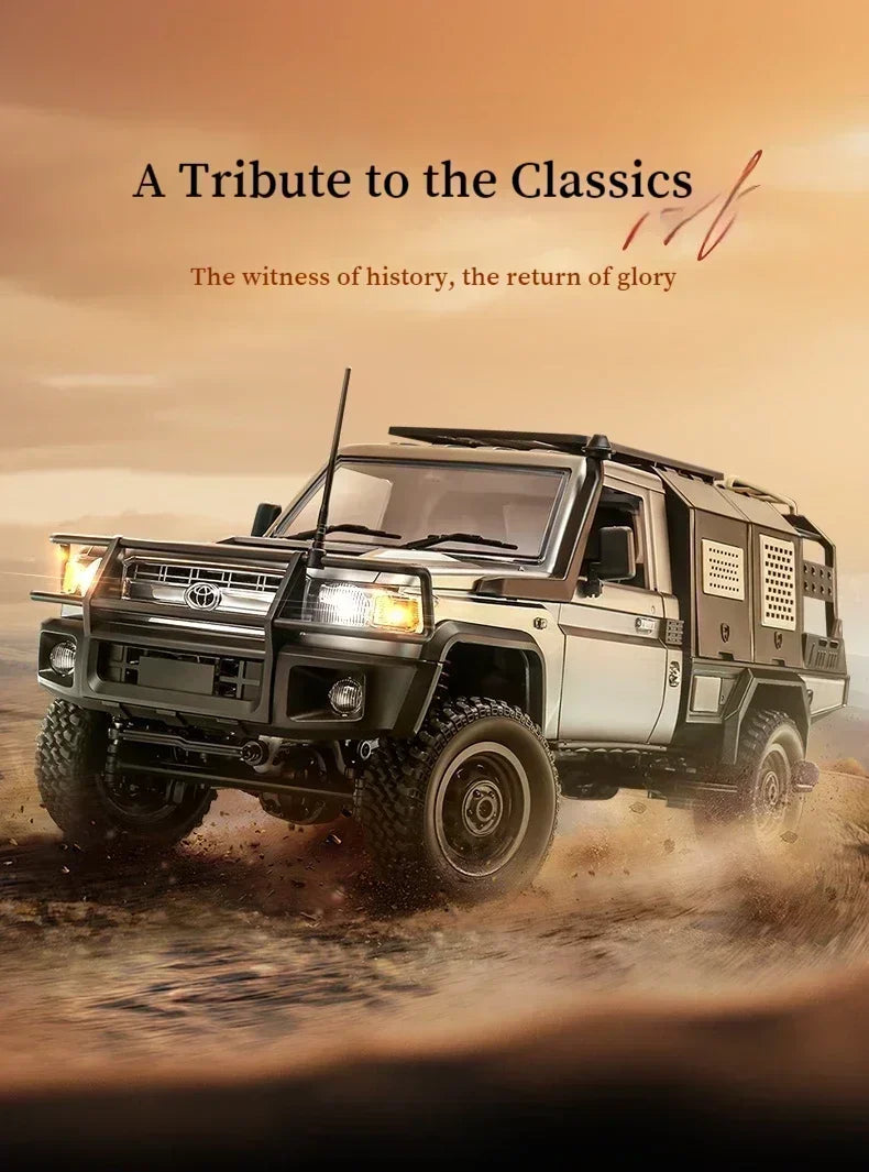 MN128 1/12 RC Car 4WD Jeep Model 2.4G Remote Control LED Light 4X4 Off Road 4WD Climbing RC Truck Electric Toy Car Gift for Boy