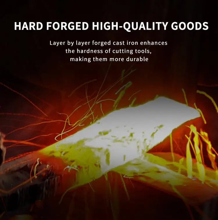 Hand Forged Kitchen Chef Knife Heavy Duty Bone Meat Butcher Cleaver, Multi-Functional knife for Home and Commercial Kitchens