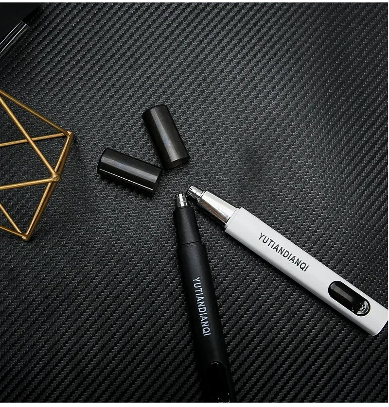 Mini Electric Nose Hair Clipper Rechargeable Multi-kinetic Shaving 2-in-1Unisex Fully Automatic Washable Shaving Nose Trimmer