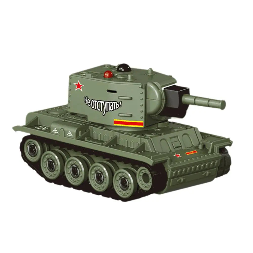 Mini Scale RC Battle Tanks - Safe Infrared Combat System with Rotation, Parent-Child Interactive Military Toys for Boys