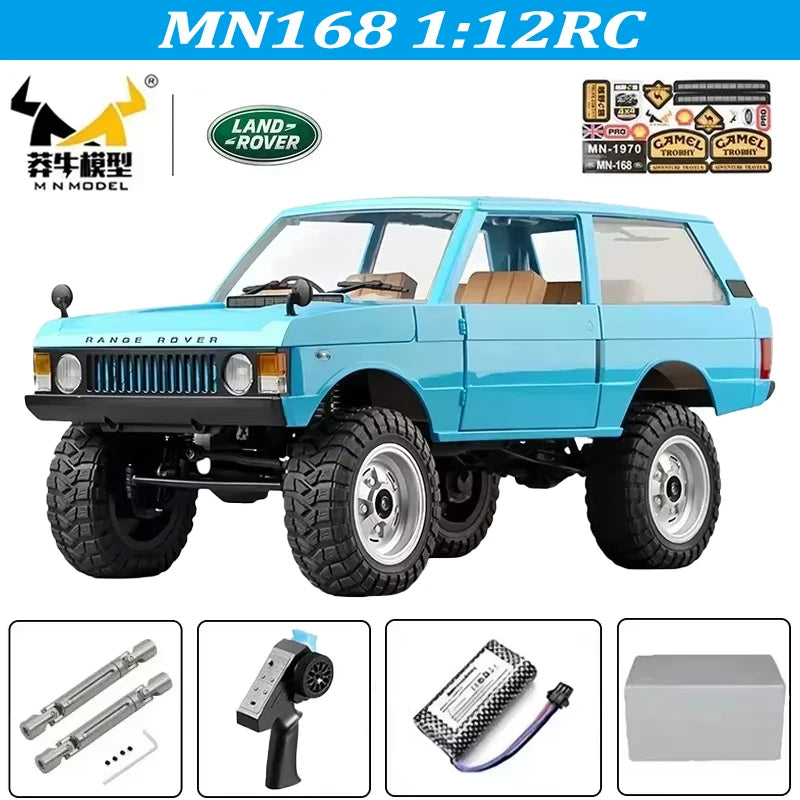 MN128 1/12 RC Car 4WD Jeep Model 2.4G Remote Control LED Light 4X4 Off Road 4WD Climbing RC Truck Electric Toy Car Gift for Boy