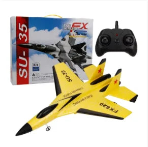 FX620   RC Foam Aircraft SU-35 Plane 2.4G   Remote Control Fighter- Plane Glider Airplane Foam Boys Toys for Children