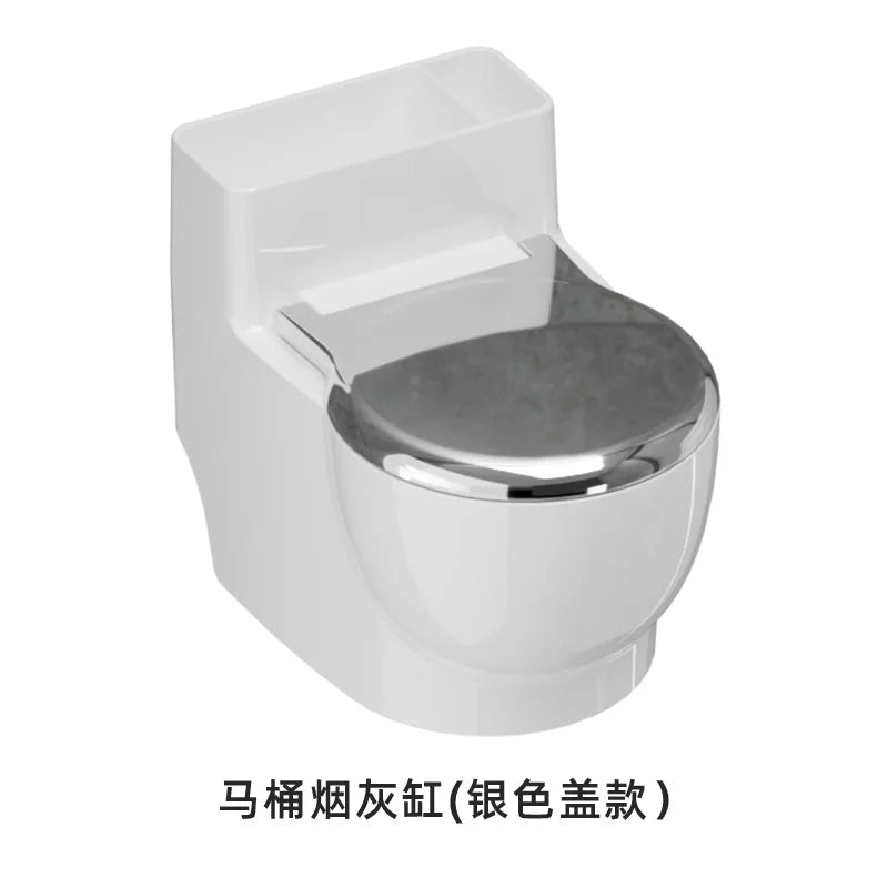 Ashtray, New Chinese Ashtray Creative Gift, Toilet Wall-mounted Ashtray With Lid, High Value, Anti-fly Ash Cute