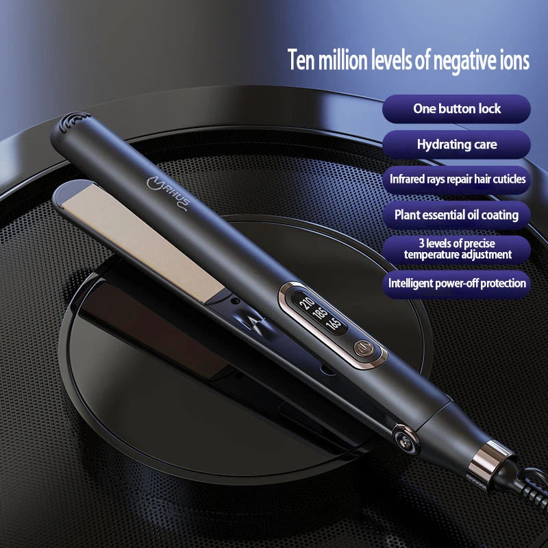 High Quality 2-In-1 Straightener And Curler, With 10s Rapid Heating, Suitable For Various Types Of Men And Women's Hair Types