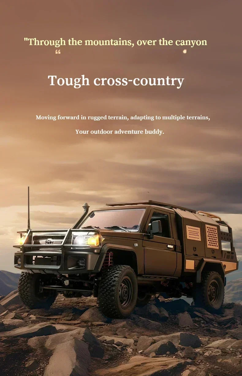 MN128 1/12 RC Car 4WD Jeep Model 2.4G Remote Control LED Light 4X4 Off Road 4WD Climbing RC Truck Electric Toy Car Gift for Boy