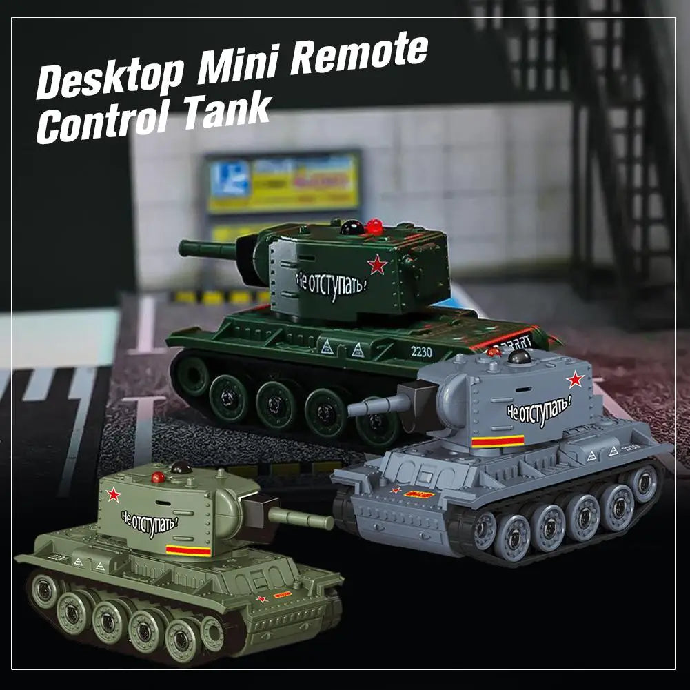 Mini Scale RC Battle Tanks - Safe Infrared Combat System with Rotation, Parent-Child Interactive Military Toys for Boys