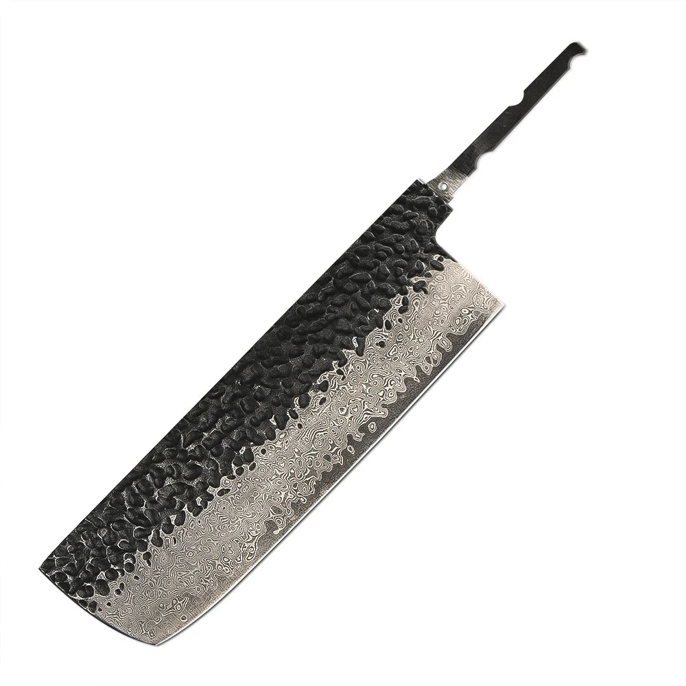 Amber 67 Layers VG10 Damascus Steel Knife Blade