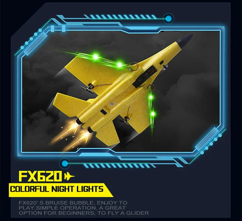 FX620   RC Foam Aircraft SU-35 Plane 2.4G   Remote Control Fighter- Plane Glider Airplane Foam Boys Toys for Children