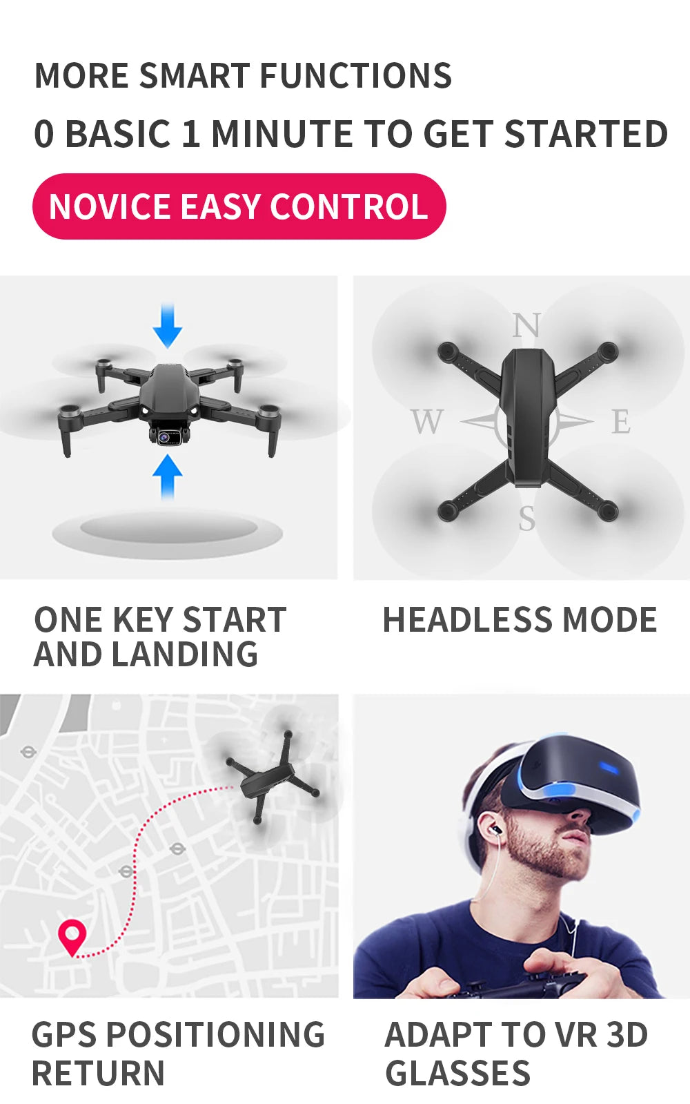 LYZRC L900 PRO SE Drone 4K Professional HD Dual Camera GPS Dron 5G WIFI FPV Foldable Quadcopter Brushless Motor RC Helicopter