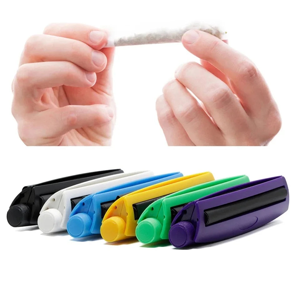 New 110mm/78mm Cigarette Rolling Machine with Tobacco Storage Tube for DIY Rolling Paper Wrapping Maker Smoking Accessories