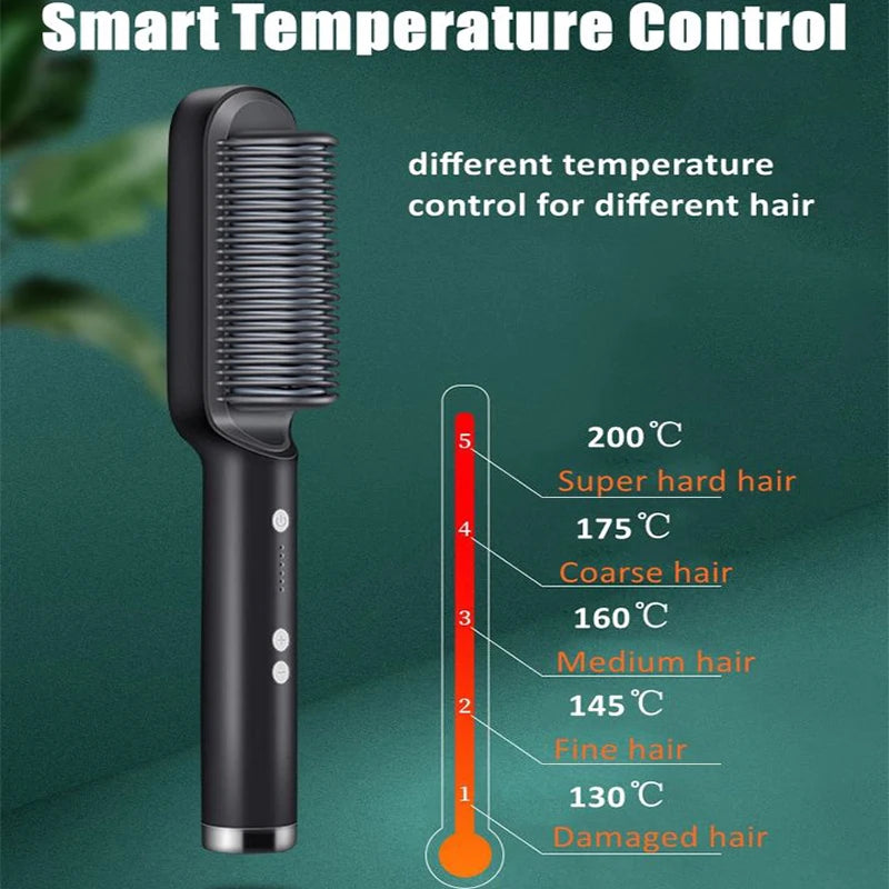 Hair Dryer Comb Curling Irons Beauty Products Hair Brushes Fast Heating Hair Straightener Comb