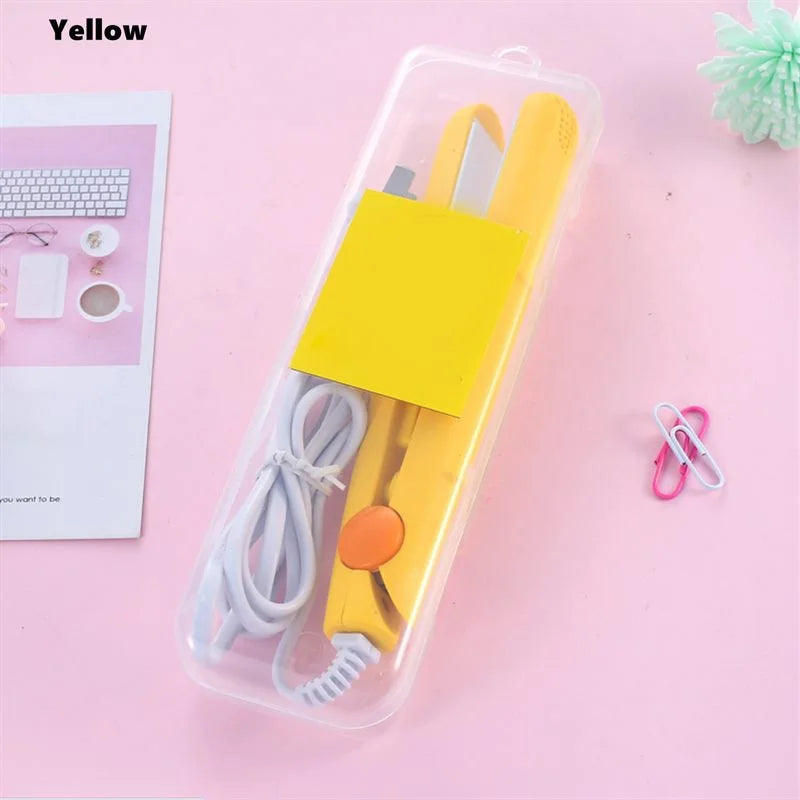 Mini Hair-Straightener Curly and Straight Hair Supplies Thermostatic Electric Ceramic Curling Iron National standard double flat