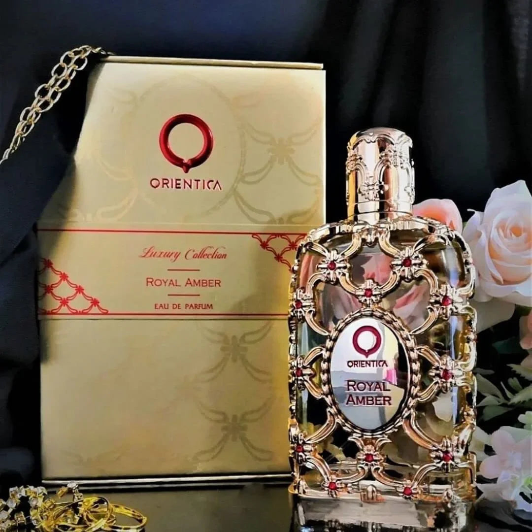 100ML Orientica Royal Amber Rouge Oud Saffron Men Women Eau De Spray Unisex Neutral Glass Bottle Rose Cologne Long Lasting Smell