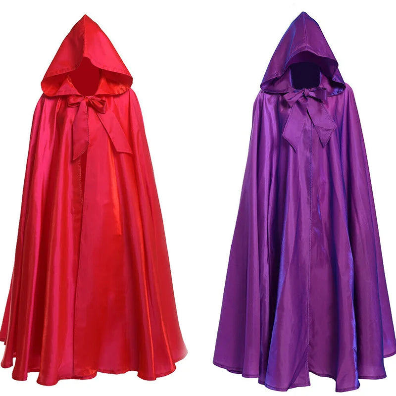 Halloween costume, medieval cloak, wizard's robe, death role-playing costume
