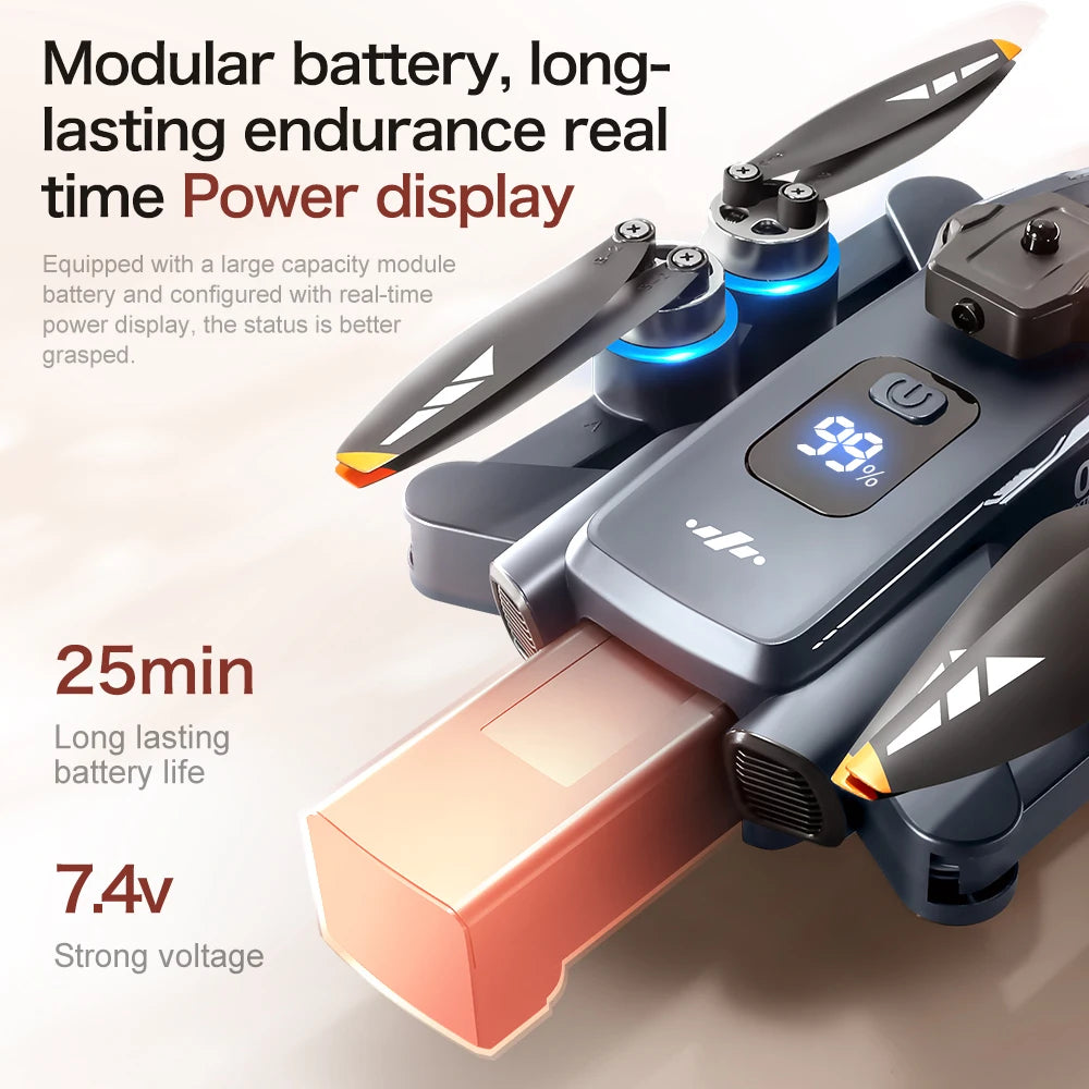 XT808 Screen Display Drones 5G Optical Flow GPS Folding With WIFI Transmission 8K HD Professional Aerial Camera Quadcopters Toys