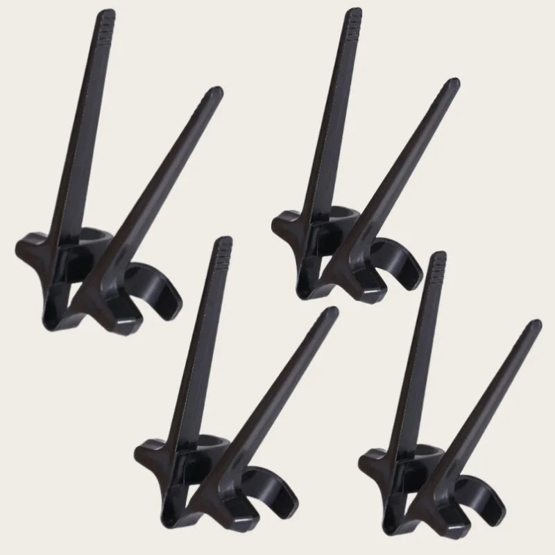 4 Finger Chopsticks Lazy Auxiliary Chopsticks Hold Snacks Not Dirty Hands Chopsticks Finger Ring Play Game Lazy Artifact