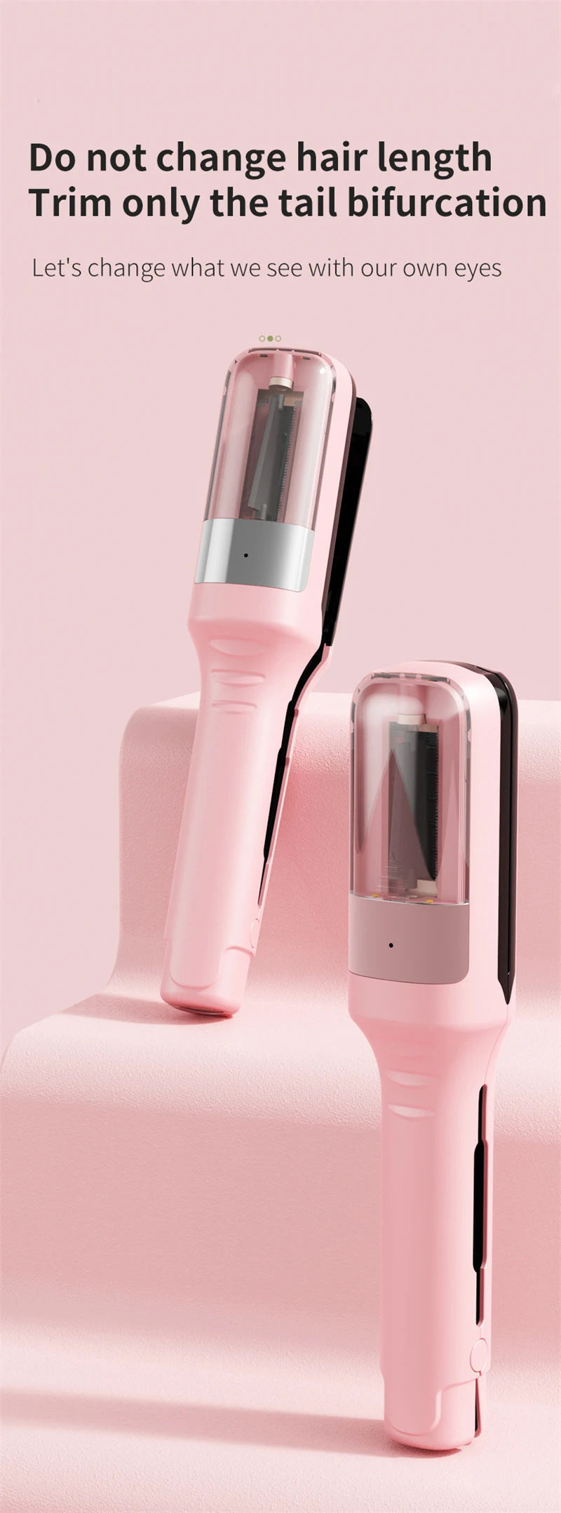 Split Hair Trimmer Hair Split Ends Dry Damaged Brittle Professional Automatic Trim Split  Women Cordless Hair Cutting Machine