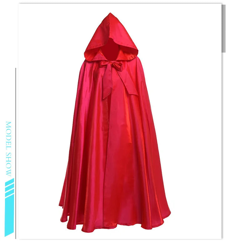 Halloween costume, medieval cloak, wizard's robe, death role-playing costume