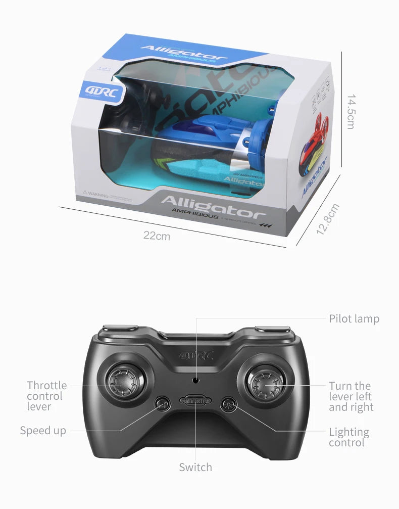 New S10 Water and Land 2 IN 1 Remote Control Drift Car Hovercraft Deformation Multifunctional RC Hovercraft Boat Car Kid RC Toy
