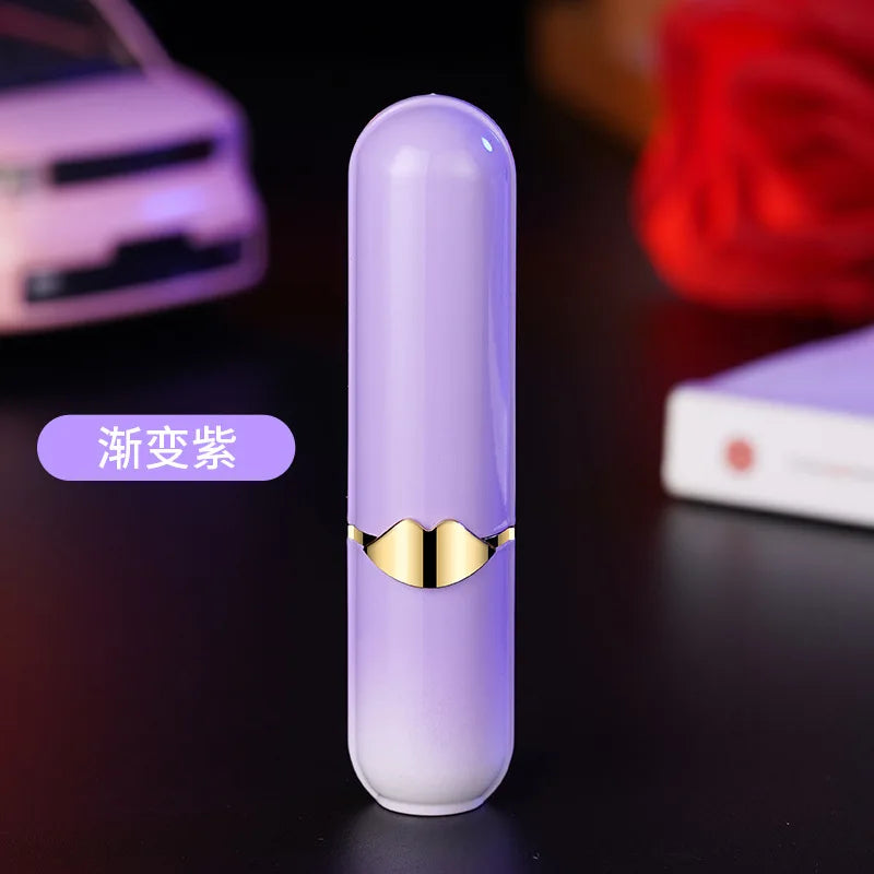 NEW Creative Lipstick Lighter Portable Open Flame Cigarette Lighter Female Student Lighter High-Value Smoker Gifts 2025