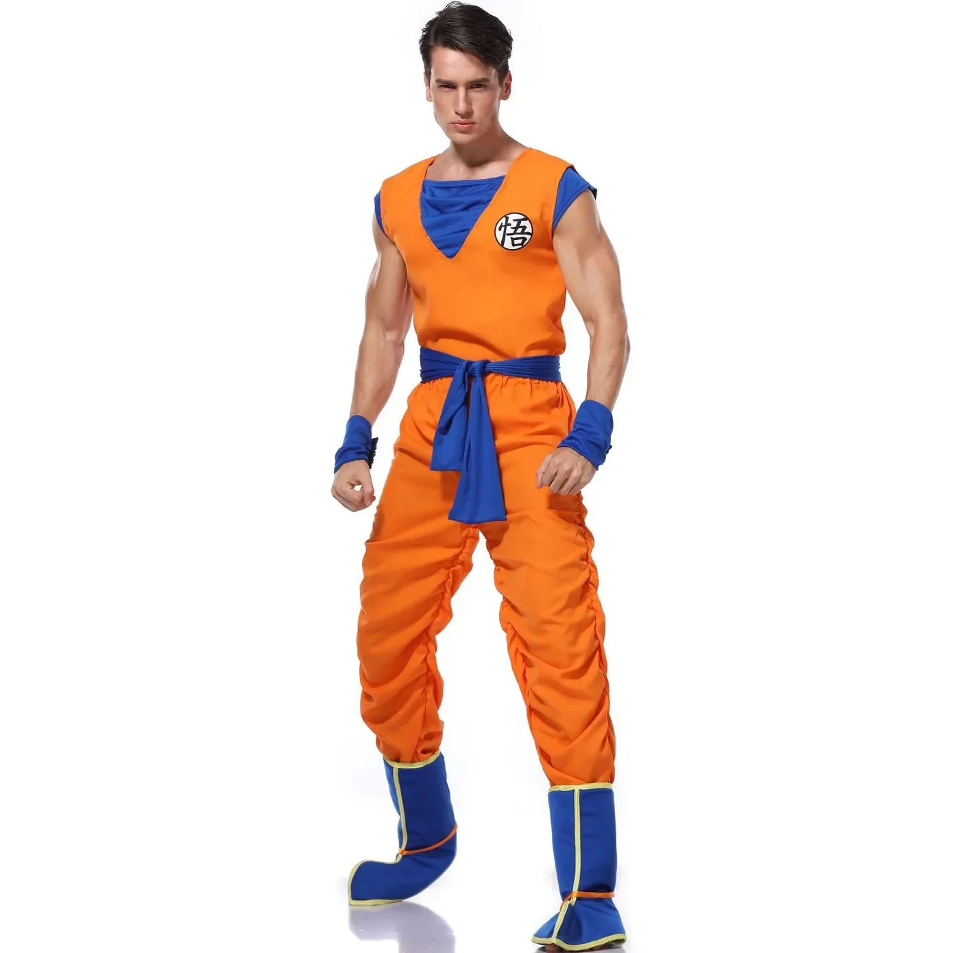 Halloween  anime Adult Orange Suits Son  Masquerade Cosplay Anime Superheroes Role Play Dress Up  cosplay costumes