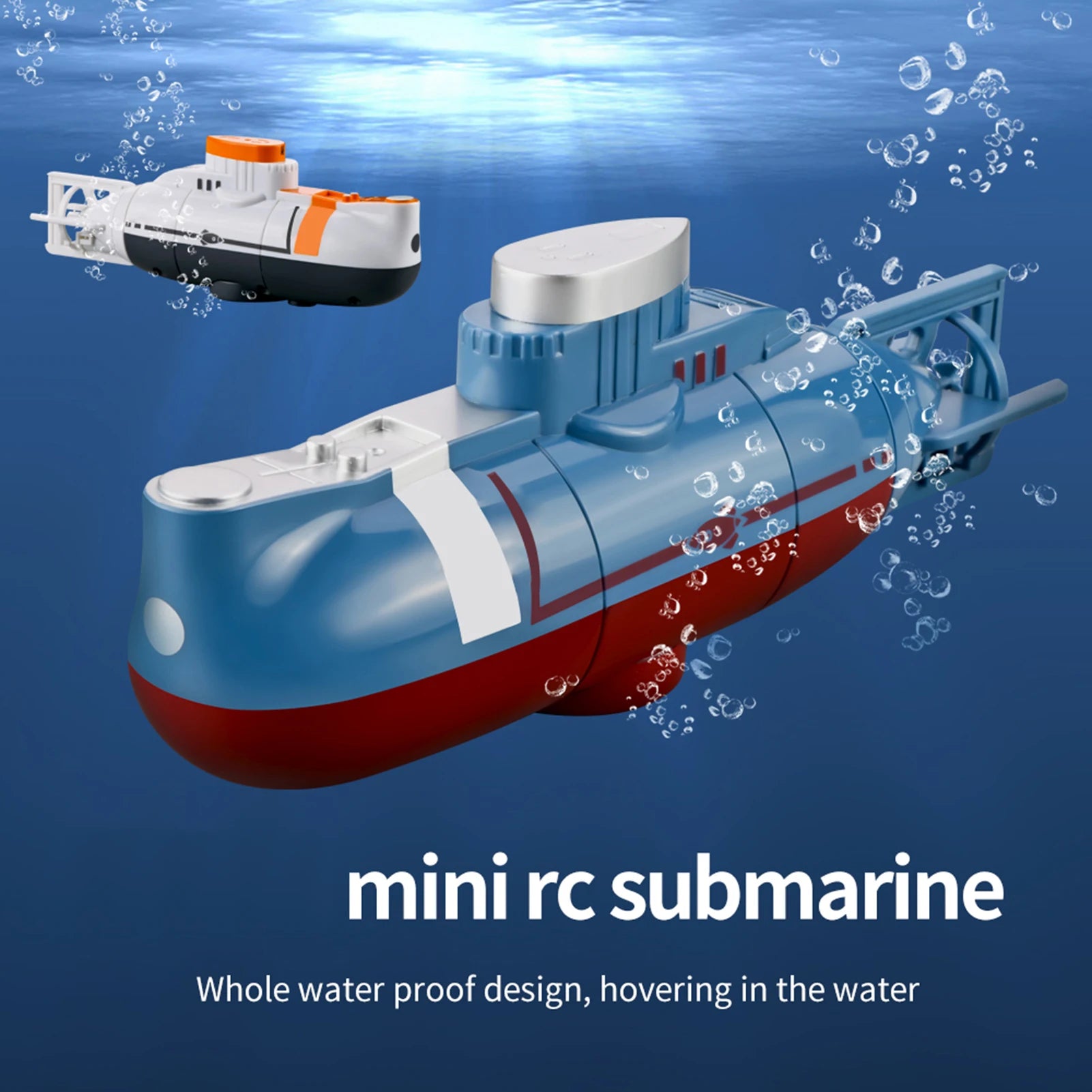Mini RC Submarine 0.1m/s Speed Remote Control Boat Waterproof Diving Toy Simulation Model for Kids Christmas Gift  New Year Gift