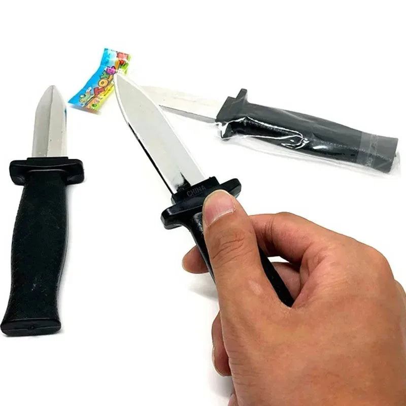Halloween decoration props, fake knives, plastic telescopic knives, party children's fun prank props, gifts
