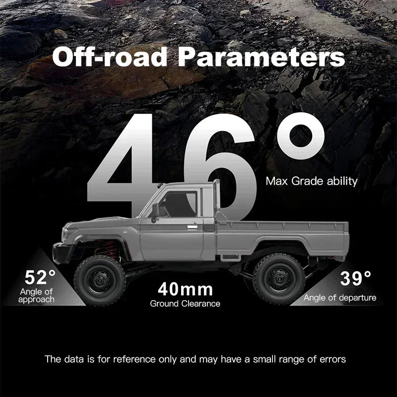 MN128 1/12 RC Car 4WD Jeep Model 2.4G Remote Control LED Light 4X4 Off Road 4WD Climbing RC Truck Electric Toy Car Gift for Boy