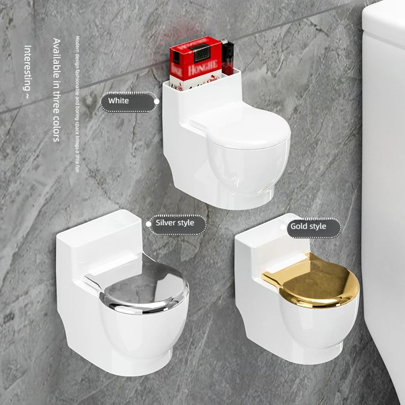 Ashtray, New Chinese Ashtray Creative Gift, Toilet Wall-mounted Ashtray With Lid, High Value, Anti-fly Ash Cute