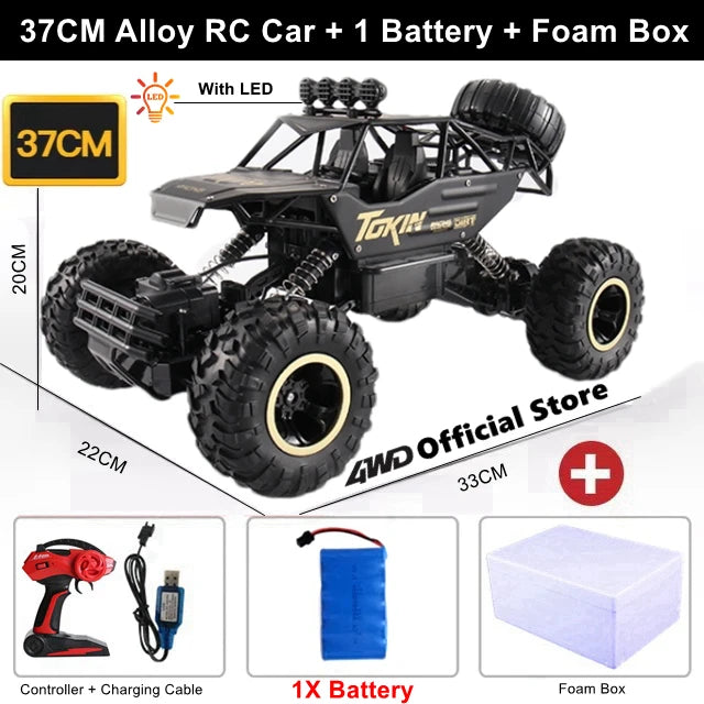 Oike RC Car Remote Control Climbing Vehicle Outdoor All Terrain Off-road Trucks 4WD Racing Drift Cars Toy Gift for Kids Adults