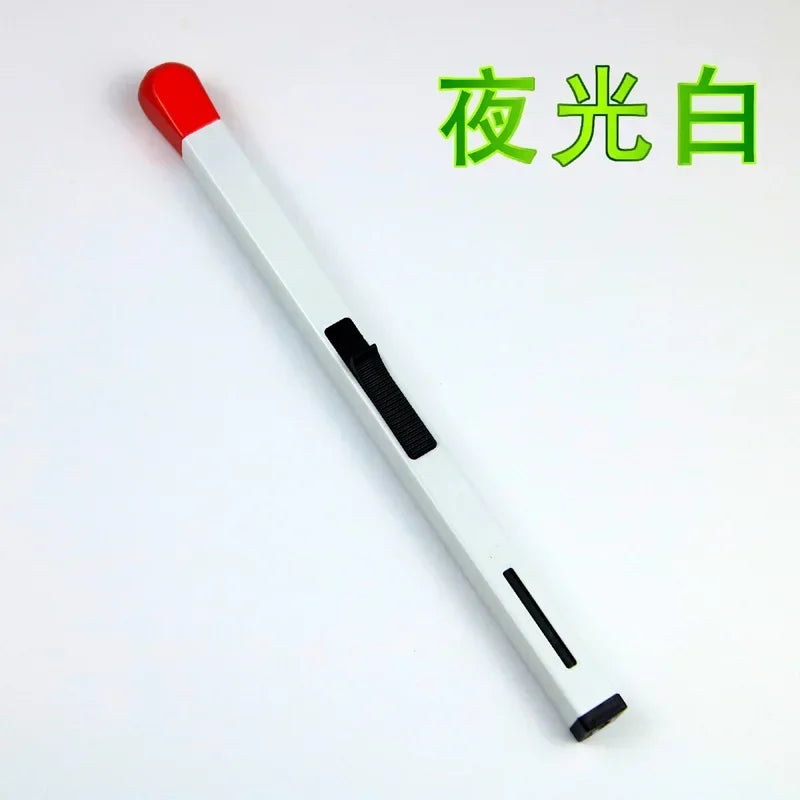 Creative Matchstick Shaped Lighter Refillable Practical Long Matchstick Lighter Adjustable Metal Lighter for Fireplaces Camping