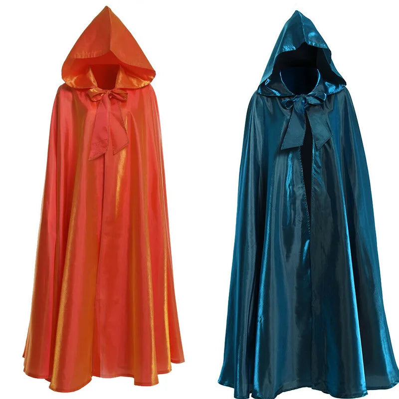 Halloween costume, medieval cloak, wizard's robe, death role-playing costume