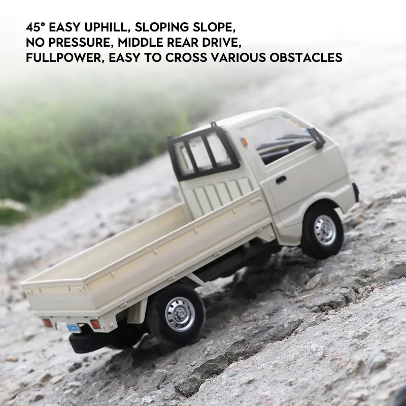 WPL D12 1:10 / 1:16 RC CAR Simulation Drift Climbing Truck LED Light Haul Cargo Remote Control Electric Toys For Children