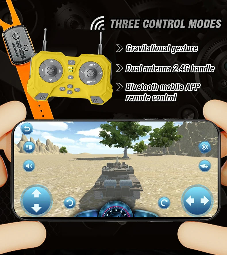 Rc Tank 99 T90 Remote Control Tanks 13Ch Shootting Function Crawler Battle Toy Car Model Electronic Toys for Boys Children Gifts