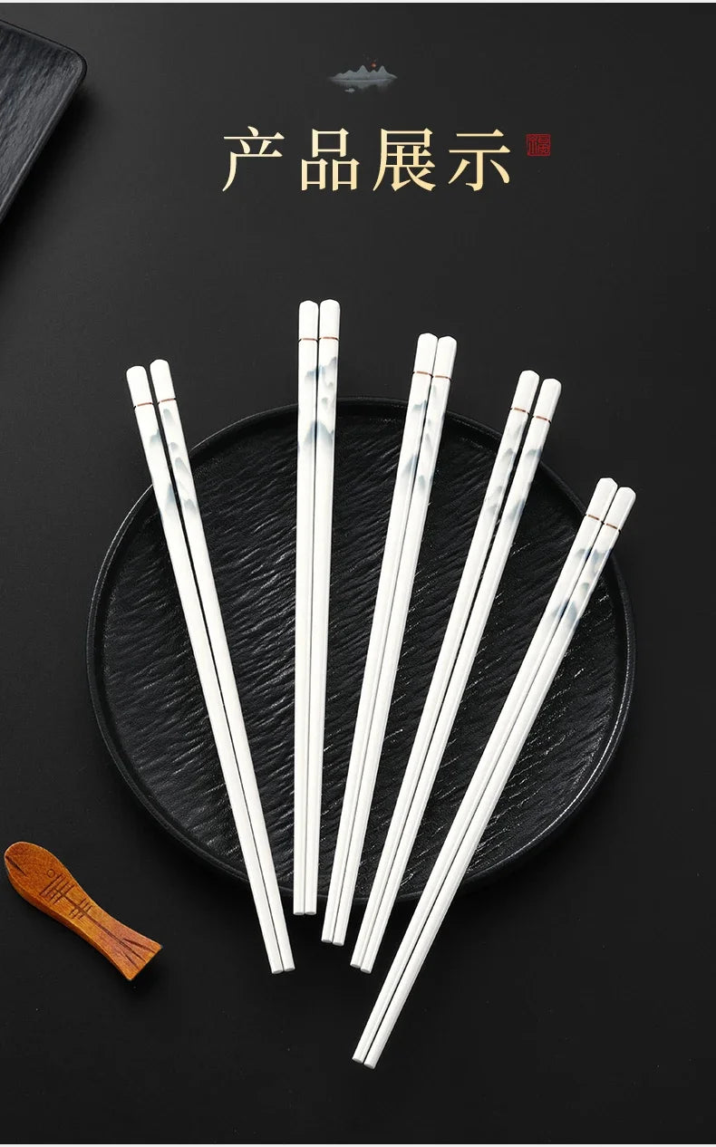 High End New Antibacterial, Mildew Proof, Anti Slip Chopsticks for Household Use, Heat-resistant Household Chopsticks
