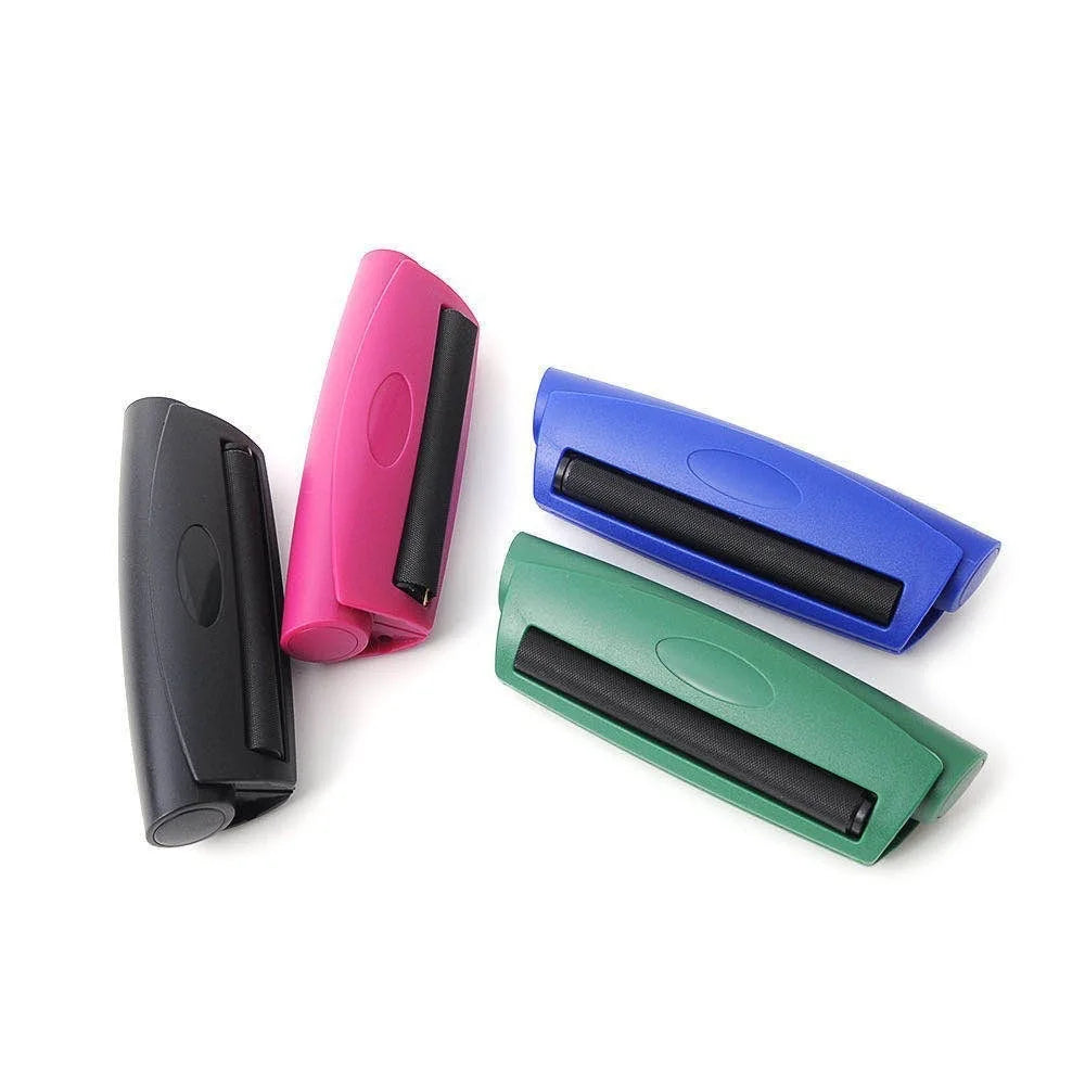 New 110mm/78mm Cigarette Rolling Machine with Tobacco Storage Tube for DIY Rolling Paper Wrapping Maker Smoking Accessories