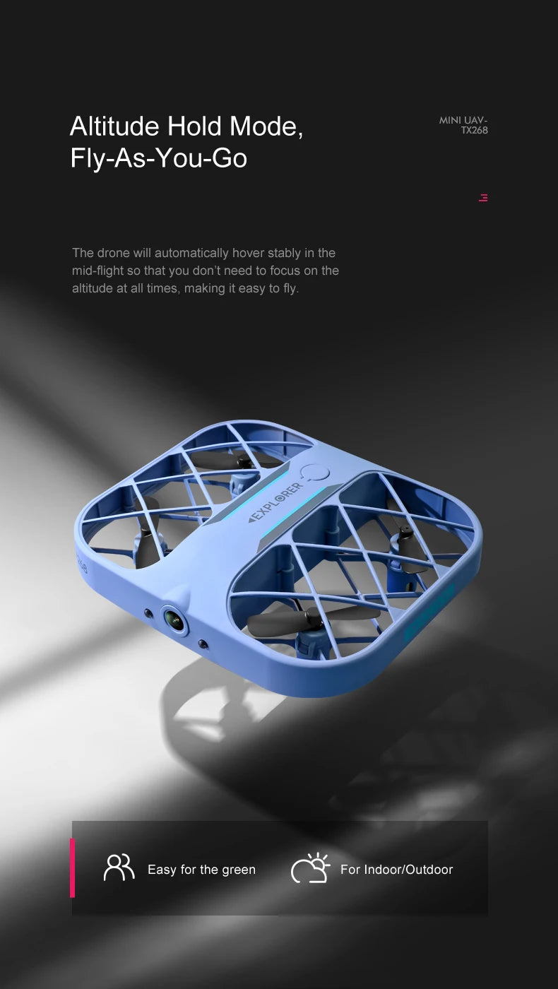 JJRC H107 Dron 8k Drone Quadcopter with /no Camera Hd Wifi Fpv Drones 4K Remote Control Helicopter Plane Pocket UFO for Boys