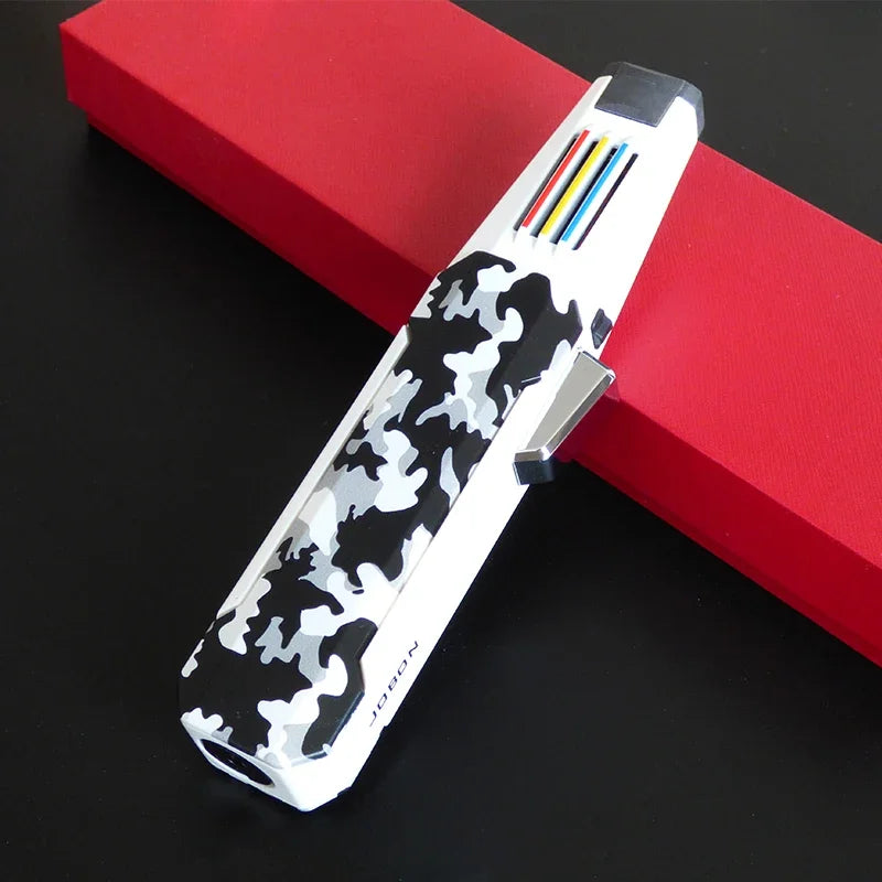 Kitchen BBQ Cigar Big Jet Flame Fire Butane Torch Outdoor Powerful Flame Camping Gun Lighter Mans Tools Without Gas No Box