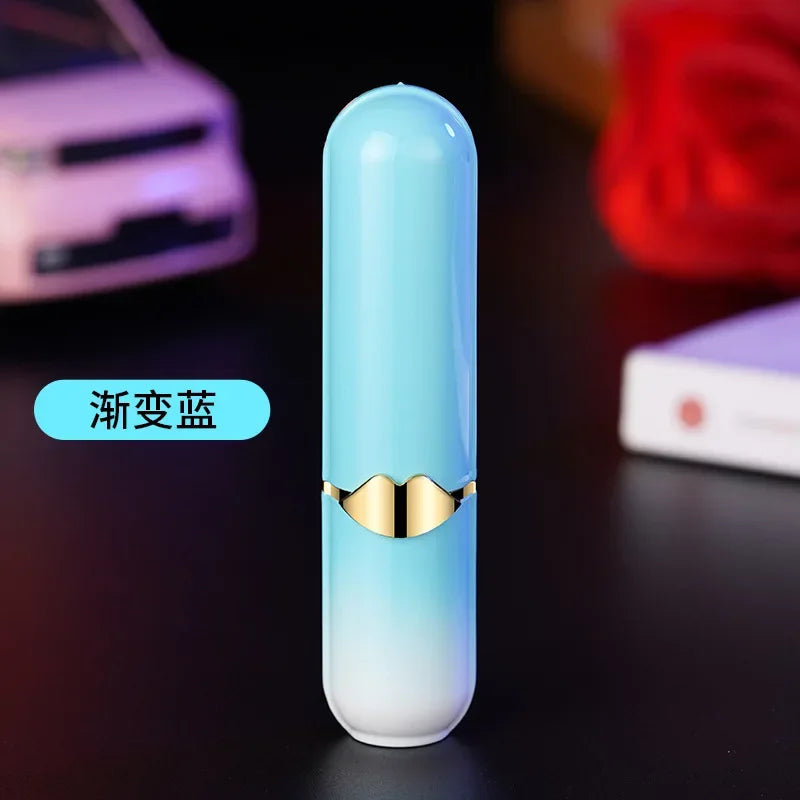 NEW Creative Lipstick Lighter Portable Open Flame Cigarette Lighter Female Student Lighter High-Value Smoker Gifts 2025