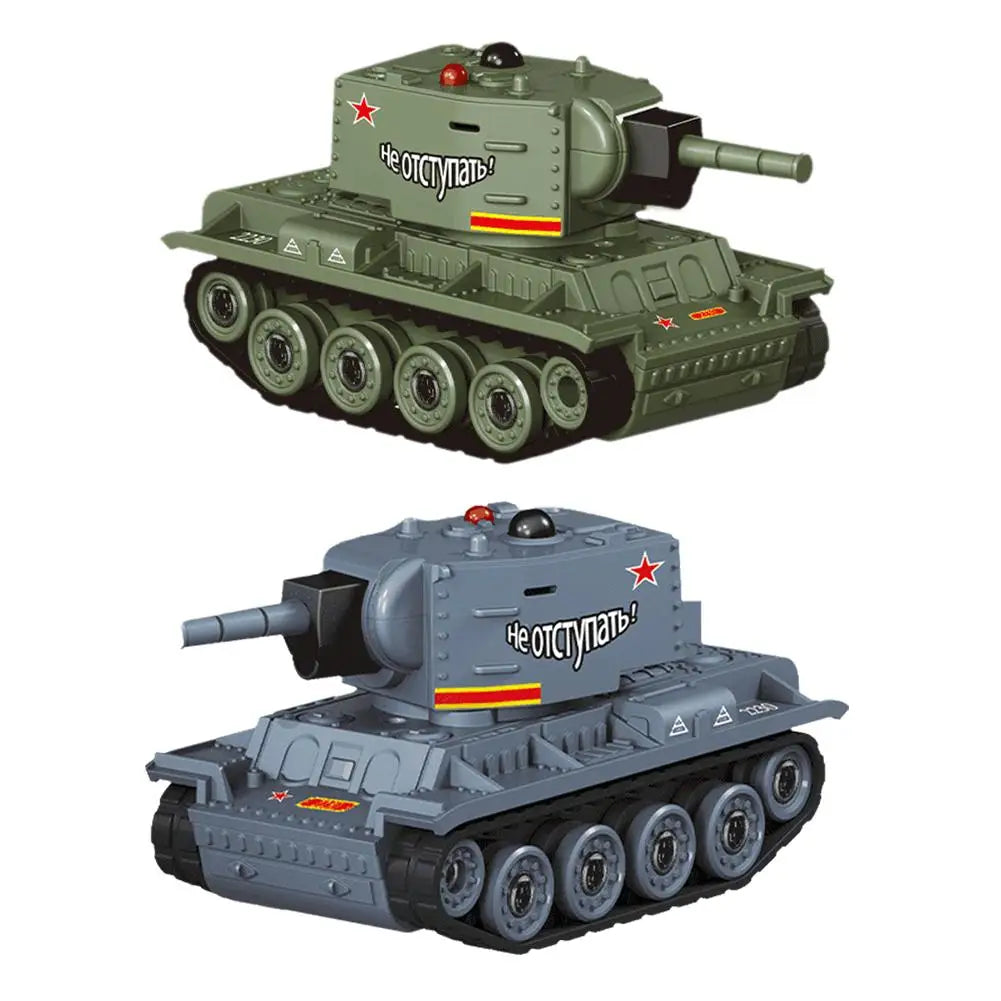 Mini Scale RC Battle Tanks - Safe Infrared Combat System with Rotation, Parent-Child Interactive Military Toys for Boys