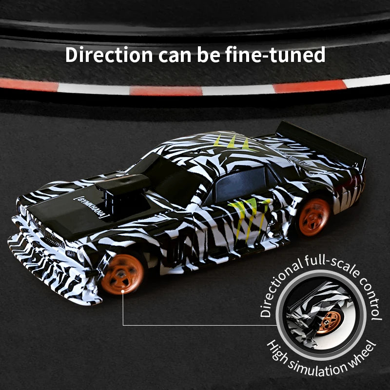 Upgraded Gyro 1/43 RC Drifting Car Racing RTR 4WD High Speed Radio Control Model 2.4G Drift Race Vehicle Mini Gifts