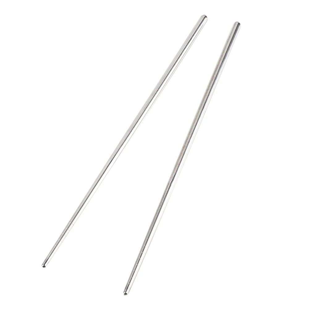 Practical Chinese Hollow Chopsticks Non-slip Stainless Steel Chop Stick Chopstick
