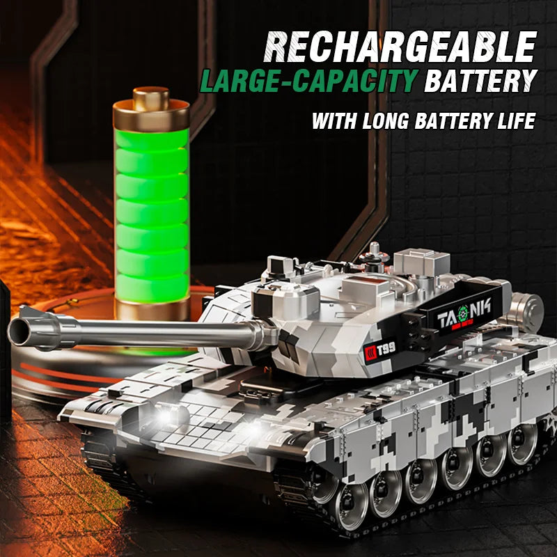 Rc Tank 99 T90 Remote Control Tanks 13Ch Shootting Function Crawler Battle Toy Car Model Electronic Toys for Boys Children Gifts