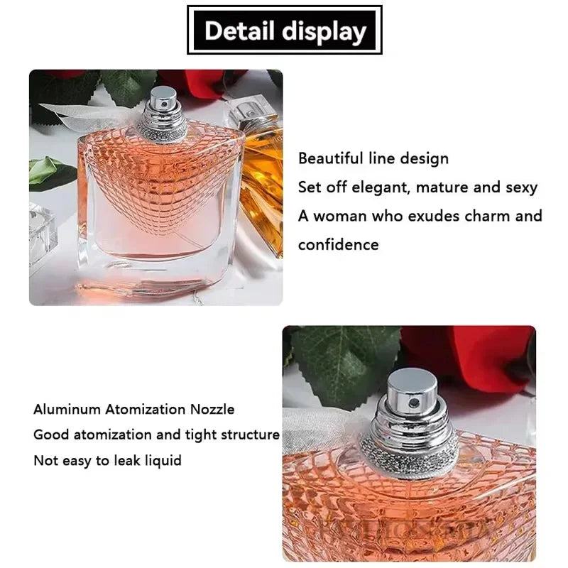 Women’s Perfume 75ml – Timeless Rose Fragrance Long-Lasting Fresh & Romantic Scent Natural Elegance for Everyday Wear
