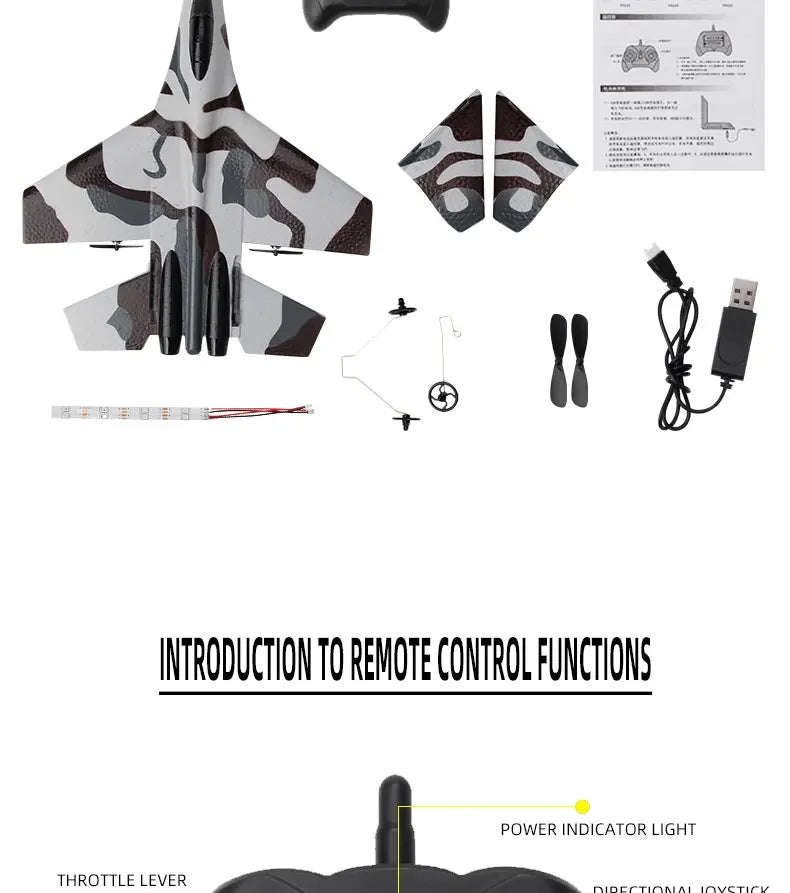 FX620   RC Foam Aircraft SU-35 Plane 2.4G   Remote Control Fighter- Plane Glider Airplane Foam Boys Toys for Children