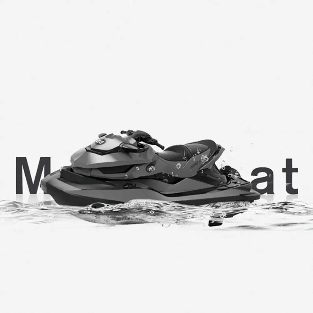 Plastic High-Speed Rc Motorboat Jet Ski Waterproof Electric Boat Simulation Model Durable Mini 2.4g Wireless Speedboat Kids Toy
