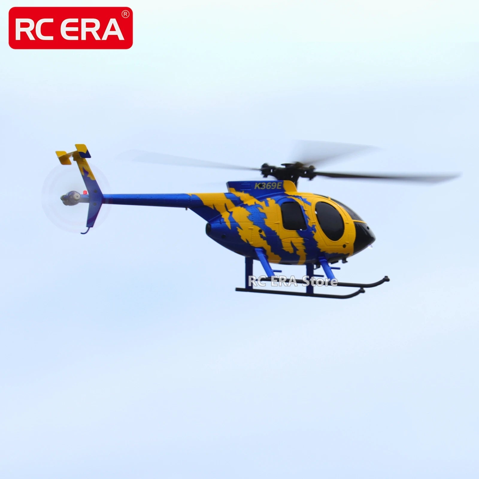 RC ERA C184 Mini MD500 with Optical Flow Sensor Scale Micro RC Helicopters for Adults Beginner Remote Control Hobby Toys Gift
