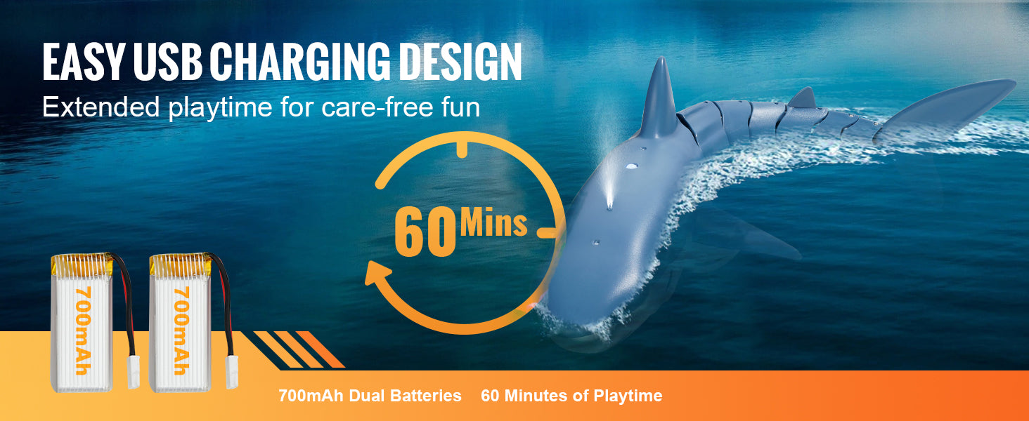 SucceBuy Intelligent RC Shark Whale Water Spray Toy Remote Control Ship Submarine Robot Fish Electrical Fish Toys for Children
